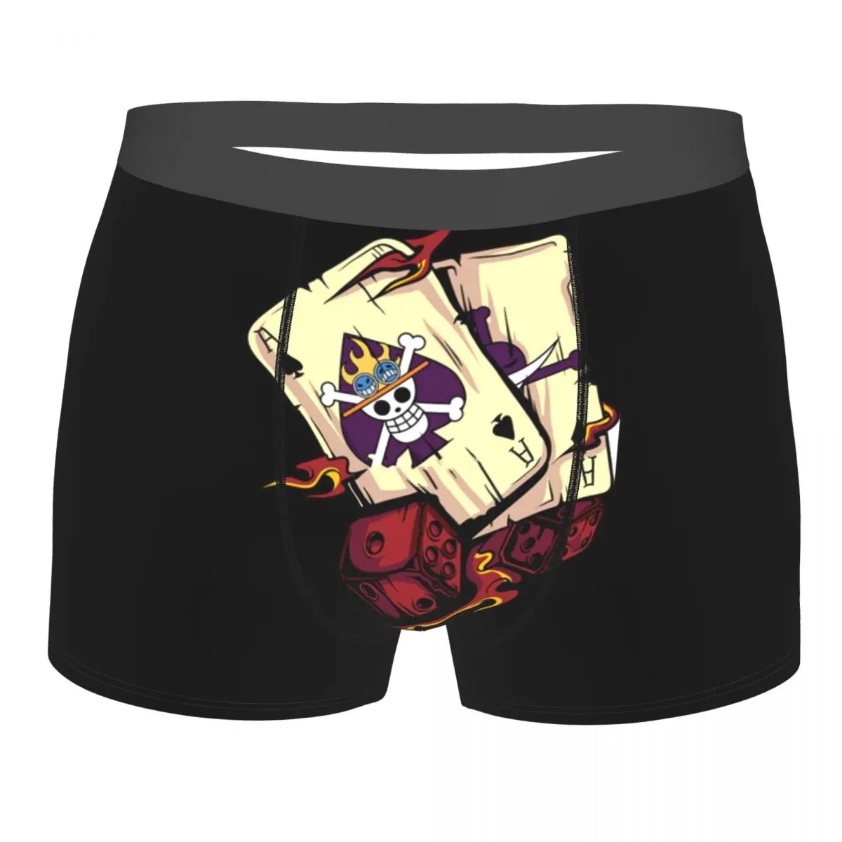 

Portgas D. Ace One Piece Anime Manga Underpants Homme Panties Male Underwear Ventilate