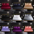 Простыня, искусственное постельное белье, натяжная простыня, комплект наматрасника 100%, постельное белье, подушка, чехол, односпальная, двуспальная кровать