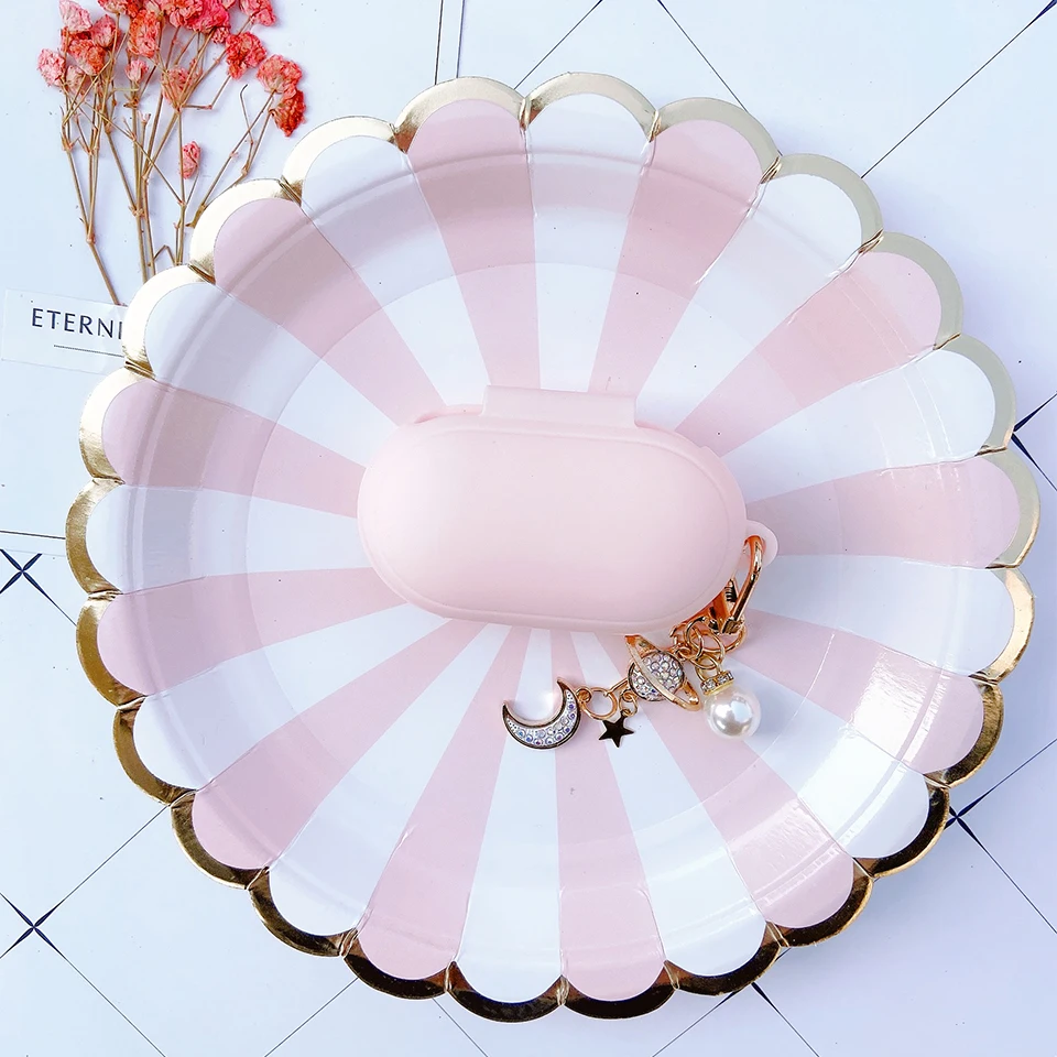 

Luxury Cover for Samsung Galaxy Buds 2019 / Buds+ Plus 2020 Case Earphone Protect Accessories Pearl Diamond Universe Star Decor