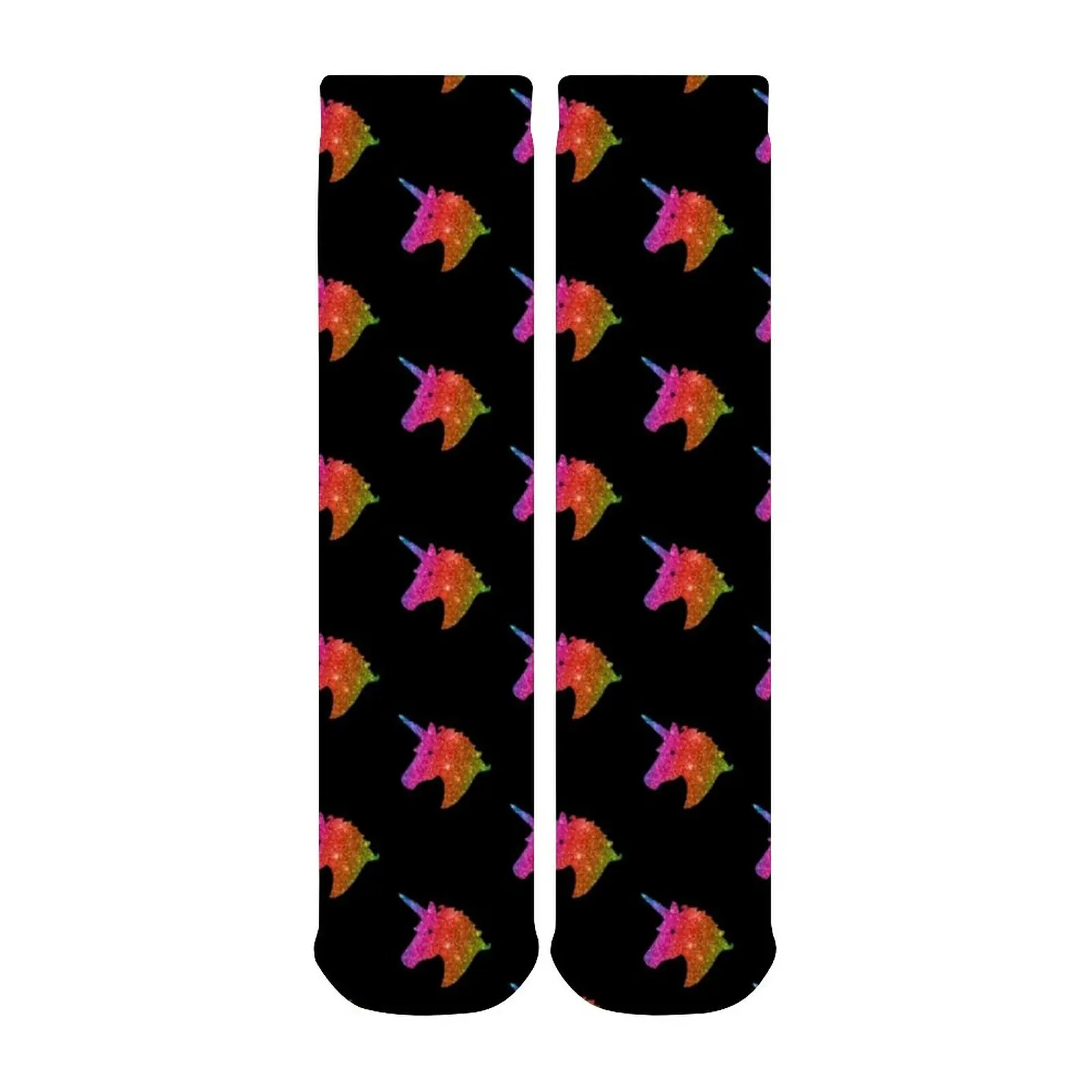 

Unicorn Socks Male Large Chemical Fiber Stockings Print Work Antiskid Funky Socks