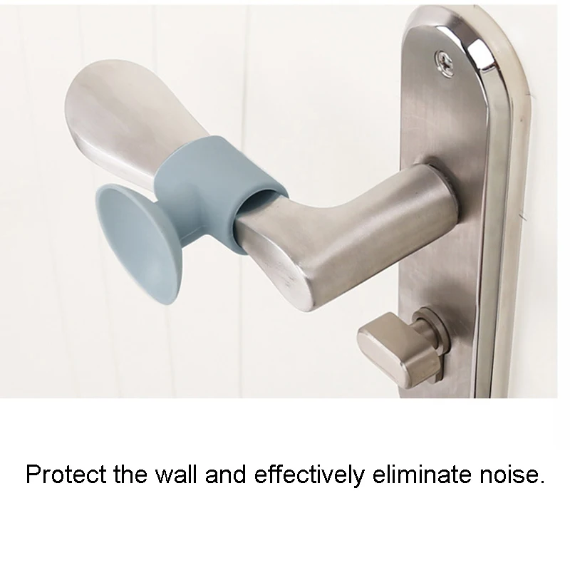 

Silicone Door Handle Knob Crash Pad Wall Bumper Guard Stopper Anti Collision Suction Pads xqmg Door Stops Hardware Improvement