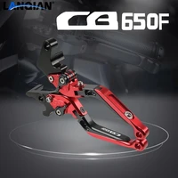 for honda cb650f motorcycle accessories foldable brake clutch levers cb 650f cb 650 f 2014 2015 2016 2017 2018 2019 2020 parts