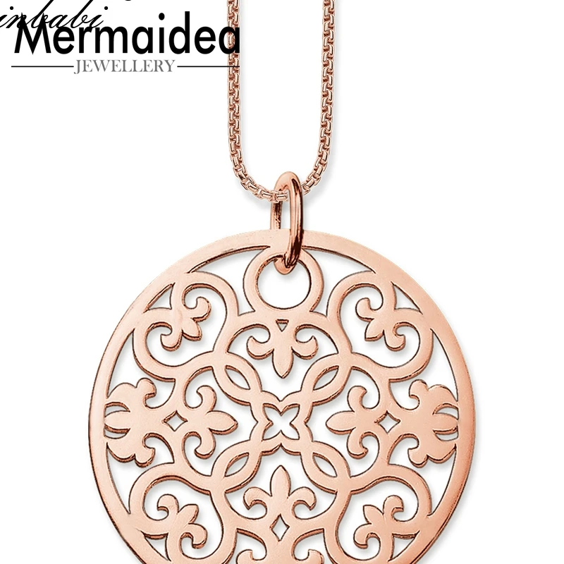 Ожерелье цвета розового золота украшение звеньевая цепь DIY подарок для женщин