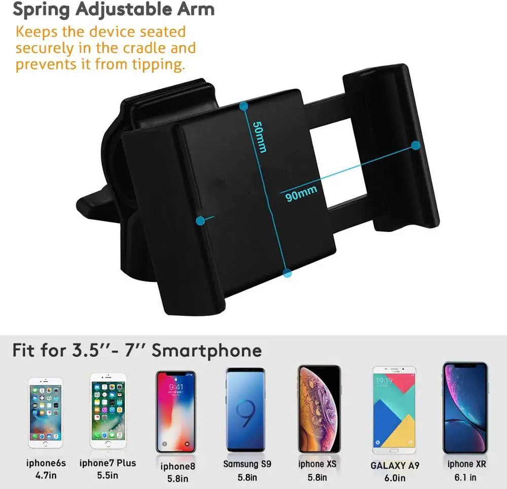 XMXCZKJ Phone Holder Mount for Bike Handlebar Motocycle Cell Phone Clamp, Scooter Phone Mount for iPhone 12 With Metal  Base