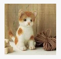 Набор милых кошек и игривых собак из мультфильмов набор для шитья шерстяной