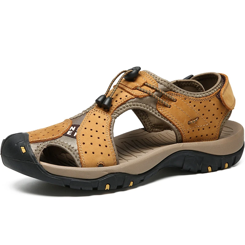 

masculino male sandales cuero outdoor roman samool genuine masculina sandal sandles sandals size plage 39 44 for sandalia para