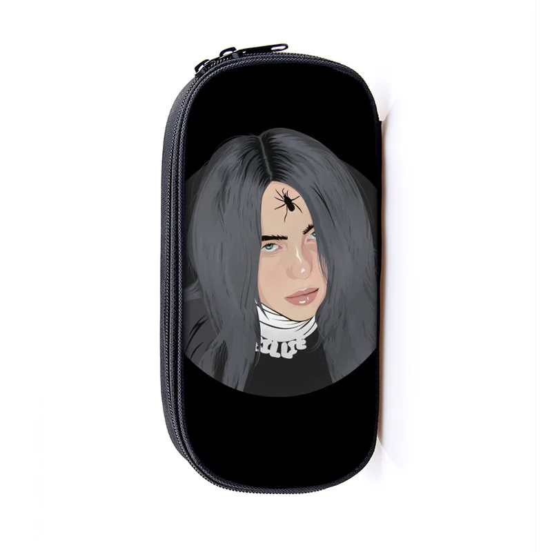 15 Billie Eilish Bagpack Подростковая распылитель ранцевого типа для с искусственного меха, сумочка, добавить свой комментарий elish портфели джинсовый пенал для мальчиков и для девочек рюкзак для путешествий - Цвет: 15