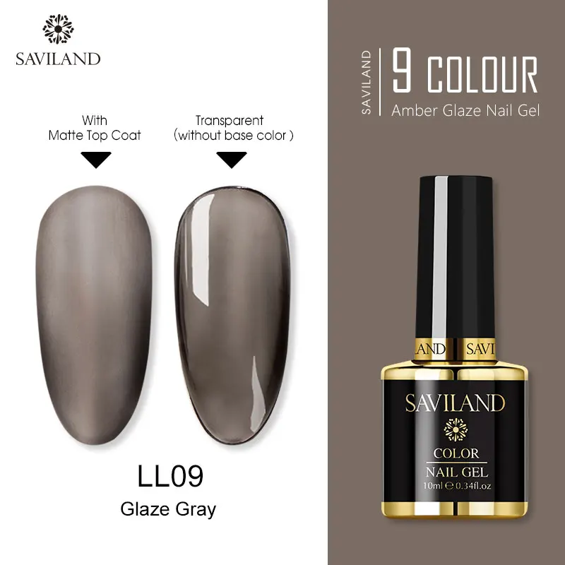 10ML LL09 SAVILAND Радужный Янтарный Гель-лак для ногтей креативный художественный Гель-лак для ногтей полупрозрачный праймер лак для ногтей - Цвет: 10ML LL09