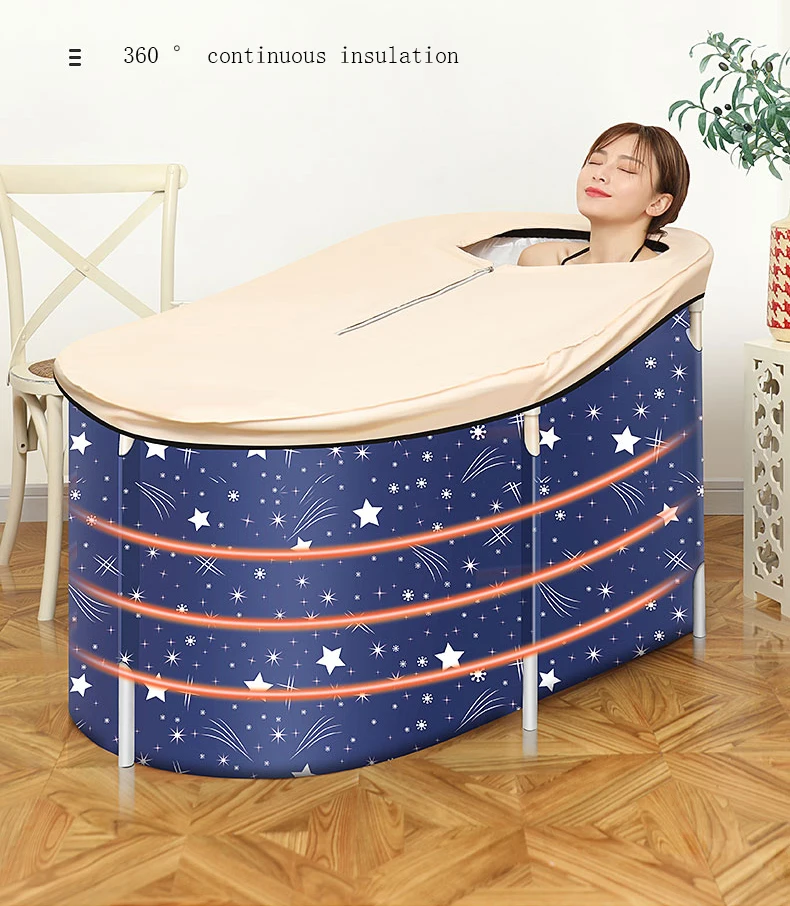 Ванна-сауна для взрослых Складная Ванна-бочка бытовая большая ванна ванна-бочка