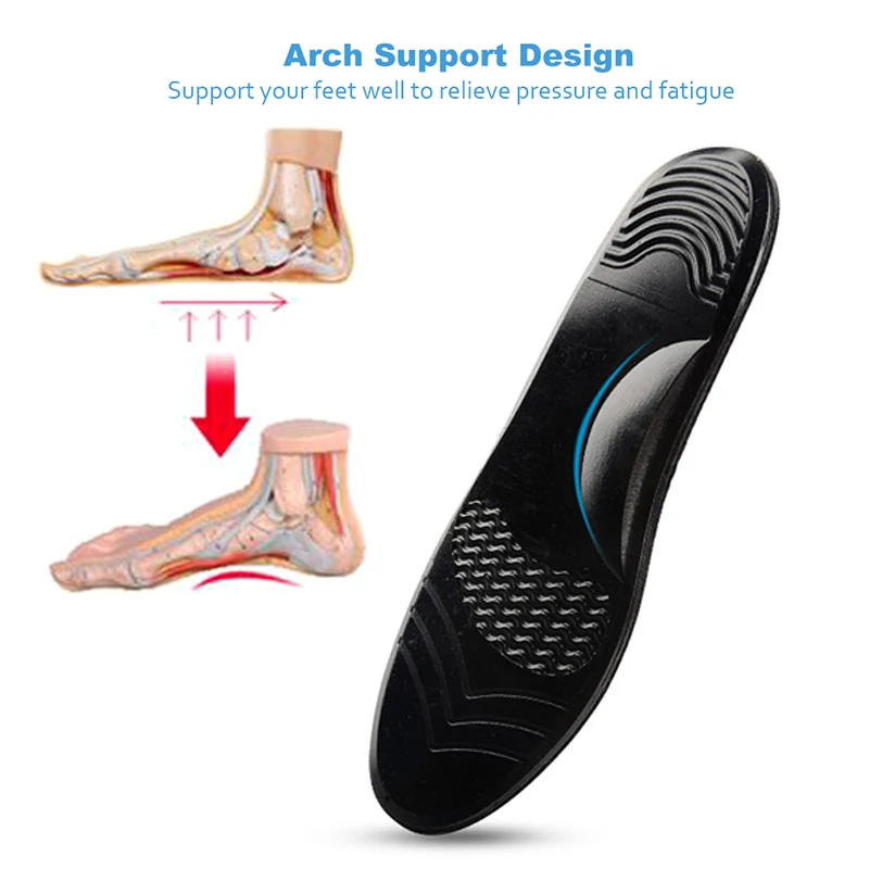 Силиконовые гелевые стельки поддержка свода стопы для мужчин и женщин подкладка