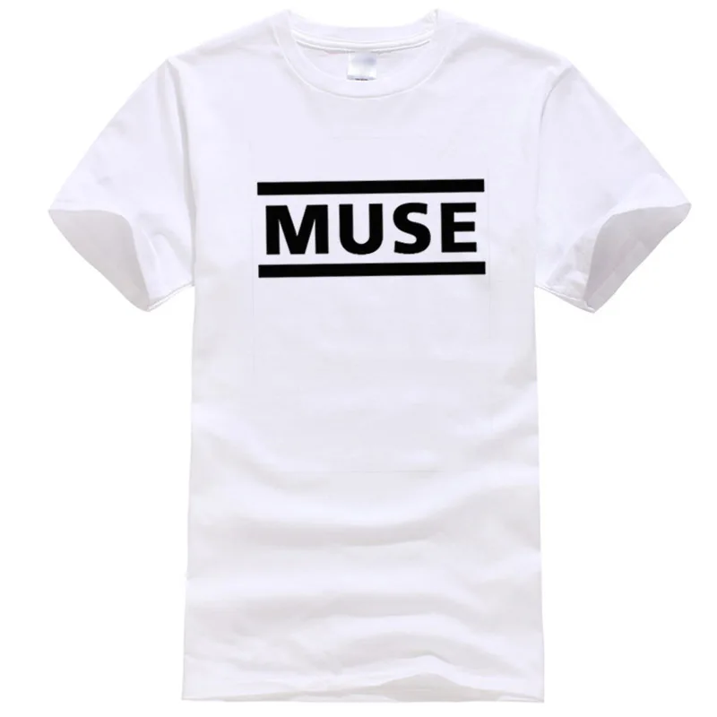 

2021 new Men's Letter Print T-shirt Muse Rock Band Short Sleeve Fashion Casual T-shirt O Neck Hip Hop Top