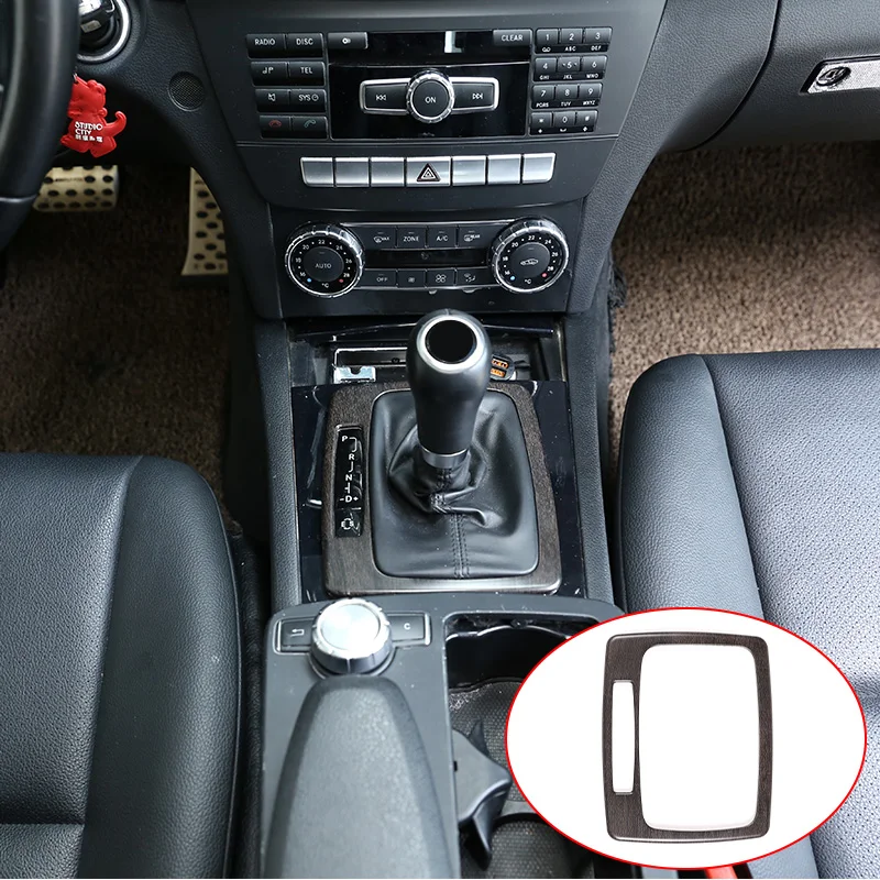 

Левый руль для Mercedes Benz C Class W204 2008-2013, панели переключения передач в салоне автомобиля, наклейки на раму, автомобильные аксессуары
