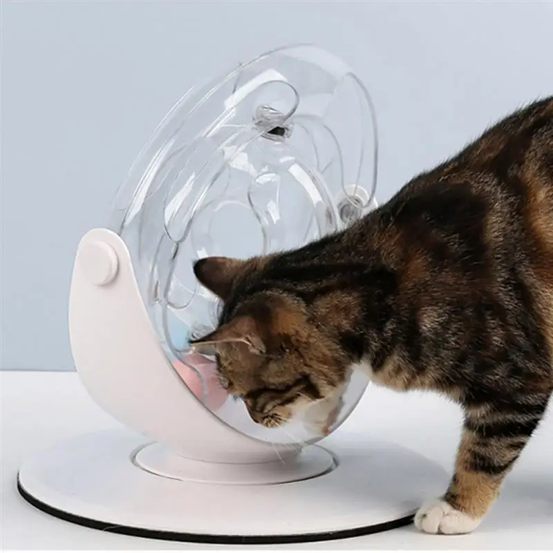 

New Funny Cat Toys 360 Rotation Interactive Space Spinning Training Toy Cat Turntable Educational Toy Pet Supplies