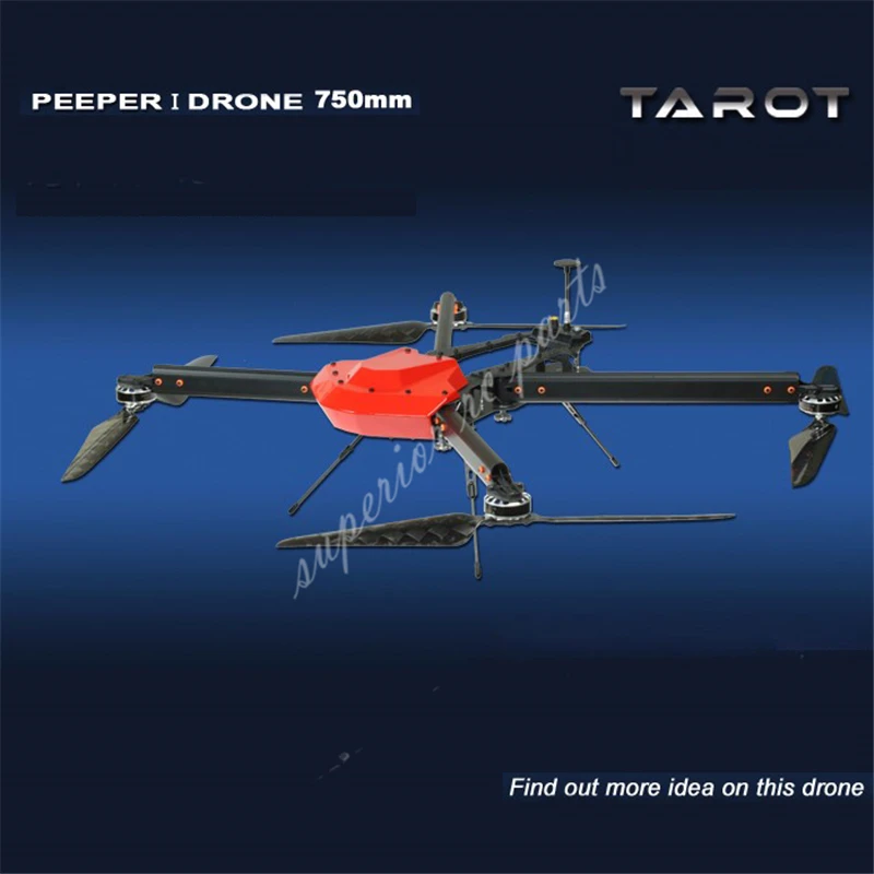 Таро Peeper I Drone 750 мм FPV Quadcopter Frame 4 оси UAV Phantom UFO с моторчик пропеллером ESC