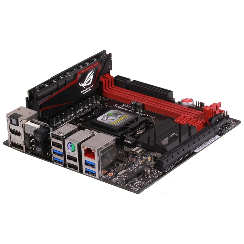 Для asus MAXIMUS VII IMPACT б/у материнская плата DDR3 LGA 1150 для I3 I5 I7 CPU USB3.0 HDMI Z97 Настольный borad |