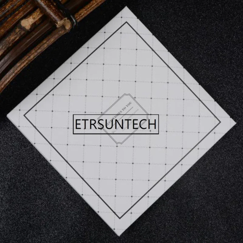 100 шт. маленький квадратный шелковый шарф Упаковочная бумажная коробка