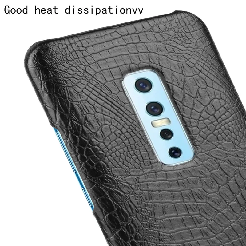 Чехол для телефона VIVO V17 Pro Роскошный Жесткий ударопрочный чехол из искусственной