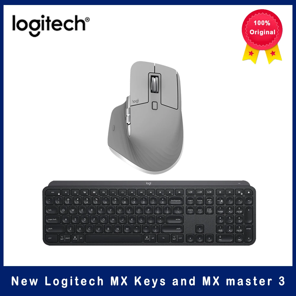 Клавиатура Logitech mx Беспроводная с подсветкой bluetooth master3 2 4 ГГц двухрежимный