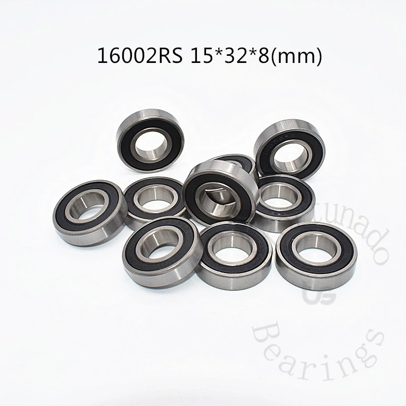 16002RS 15*32*8 mm 1Piece free shippping bearing 16002 chrome steel deep groove | Обустройство дома
