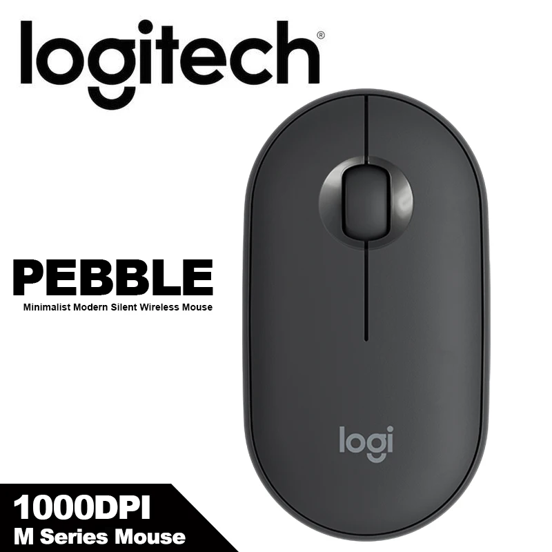 Мышь Logitech Pebble Беспроводная с 1000DPI Высокоточная оптическая отслеживающая мышь для