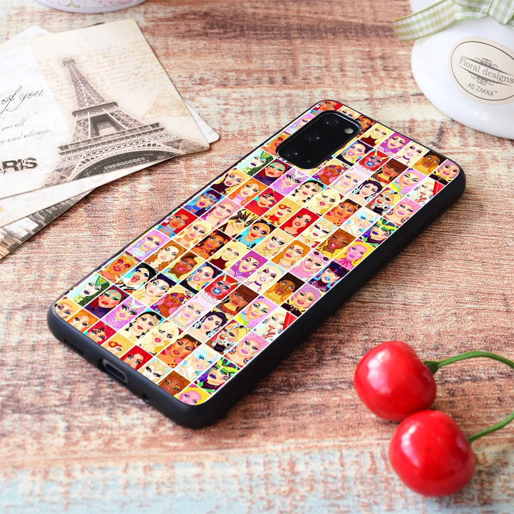 

For Samsung Galaxy DRAG QUEEN ROYALTY Soft TPU border Samsung Galaxy Case