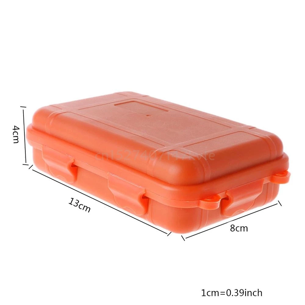 

Outdoor Shockproof Waterproof Tool Box Airtight Case EDC Travel Sealed Container