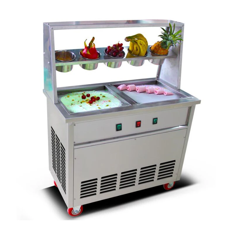 2 сковороды фритюрница для мороженого роликовая машина с компьютерным