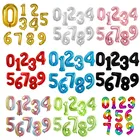 40 дюймов градиентные розовые, красные, золотые, серебряные фольгированные шары с большими цифрами 0, 1, 2, 3, 4, 5, 6, 7, 8, 9, 18 лет, украшение для дня рождения, свадьбы