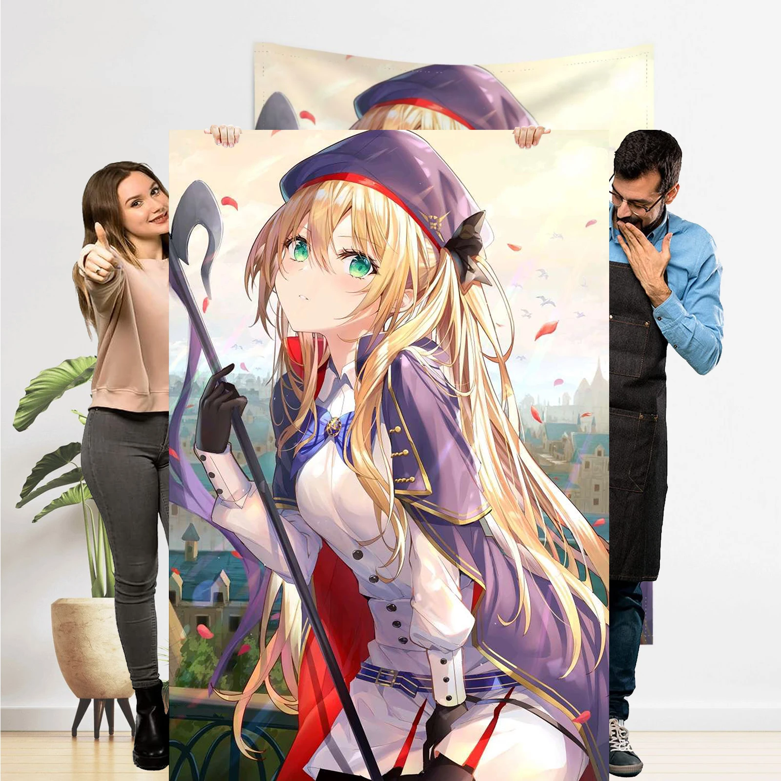 

Fate Grand Order Poster Tapestry Cute Altria Sexy Hentai Anime Comic Poster Wall Hanging Christmas Cosplay Merch Room Decor