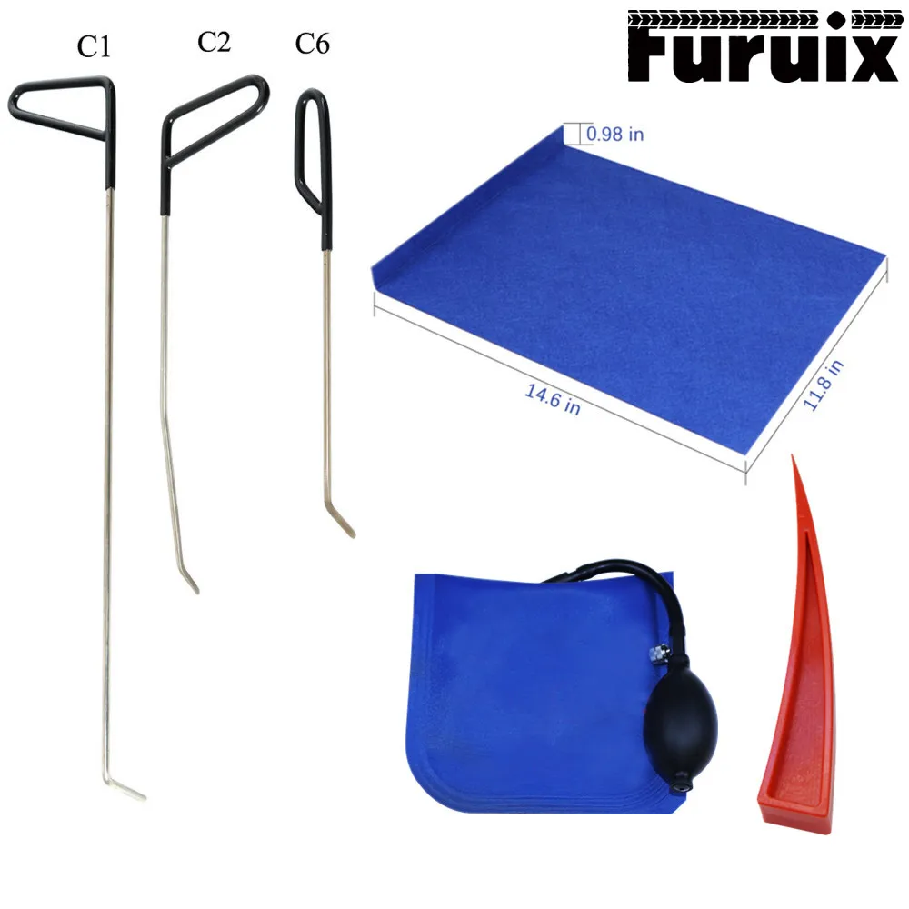 PDR нажимные стержни крюковые инструменты с автомобильным радио удаление резиновый молоток безболезненный вмятин ремонт автомобиля удаление вмятин комплект для град повреждения