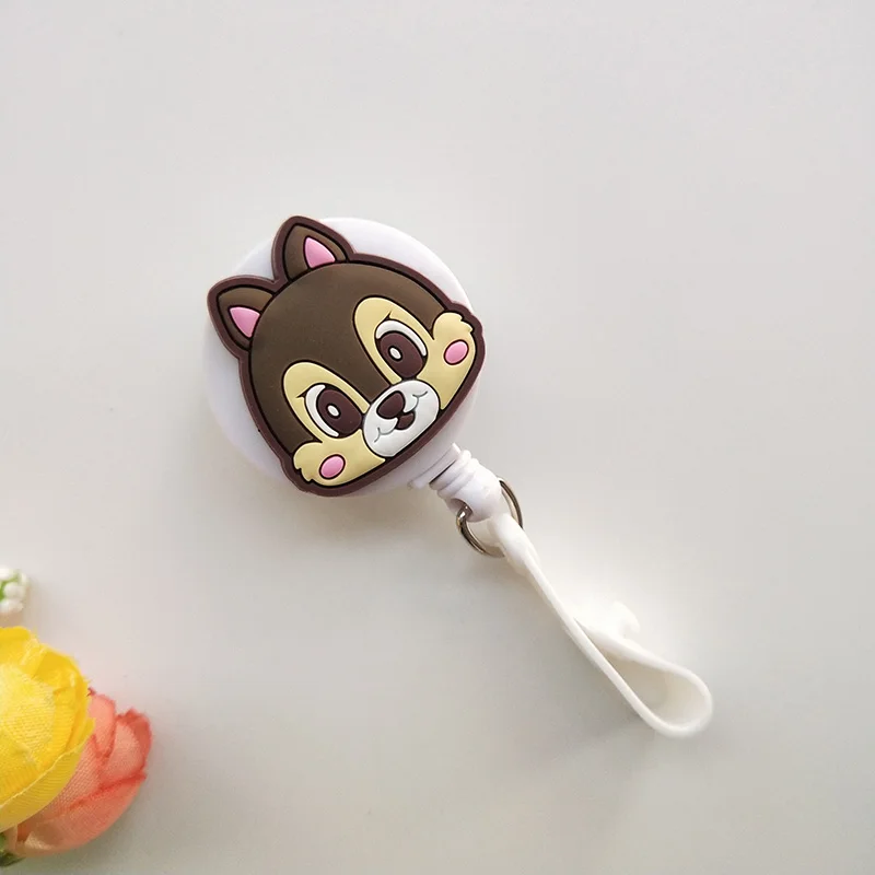 Мультфильм Винни Пух выдвижной значок катушка ABS пластик Kawaii медсестры ID талреп имя бирка карты держатель значка катушки значок катушка - Цвет: 24