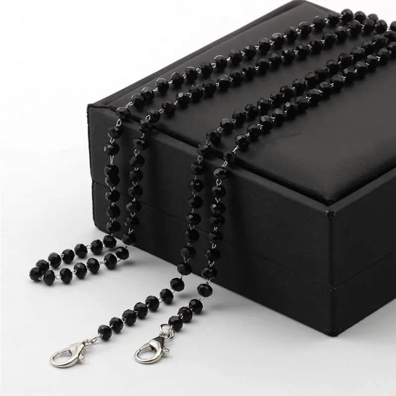 

Fast Delivery Holder Neck Straps Mask Cord Lanyards Glasses Necklace Chain Beaded Pearl Bandage Gezichtsmasker