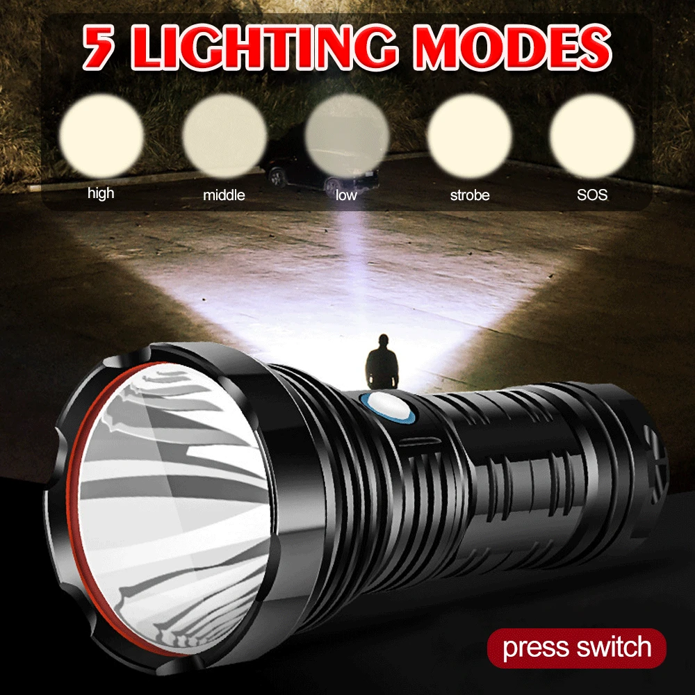 Самый мощный G2 СВЕТОДИОДНЫЙ фонарь-прожектор водонепроницаемый фонарь USB