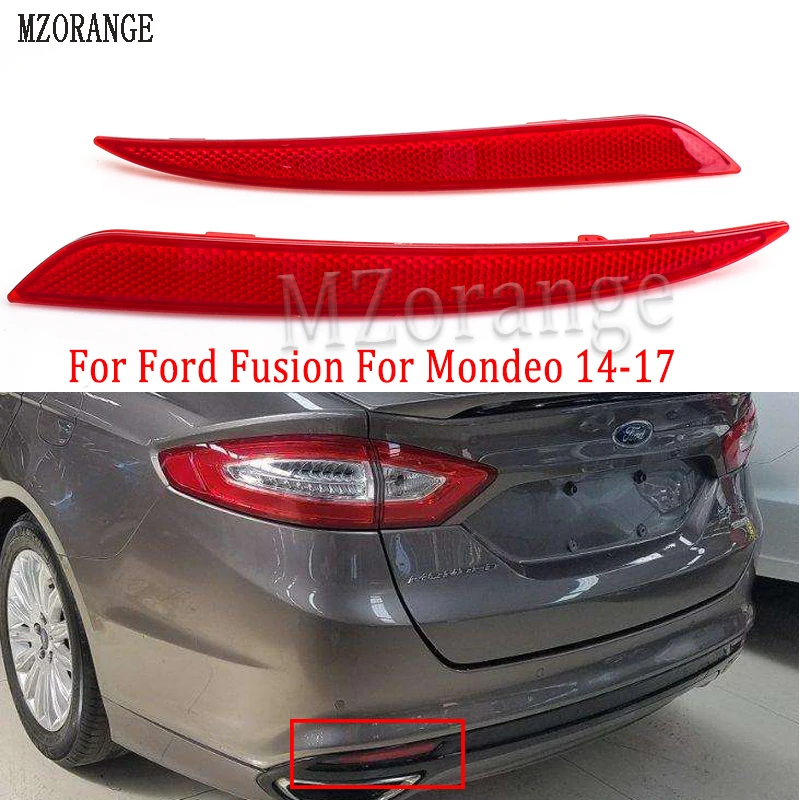Задний тормозной светильник MZORANGE для Ford Fusion для Mondeo отражатель сигнала бампера противотуманная фара Задний противотуманный фонарь противотуманный светильник