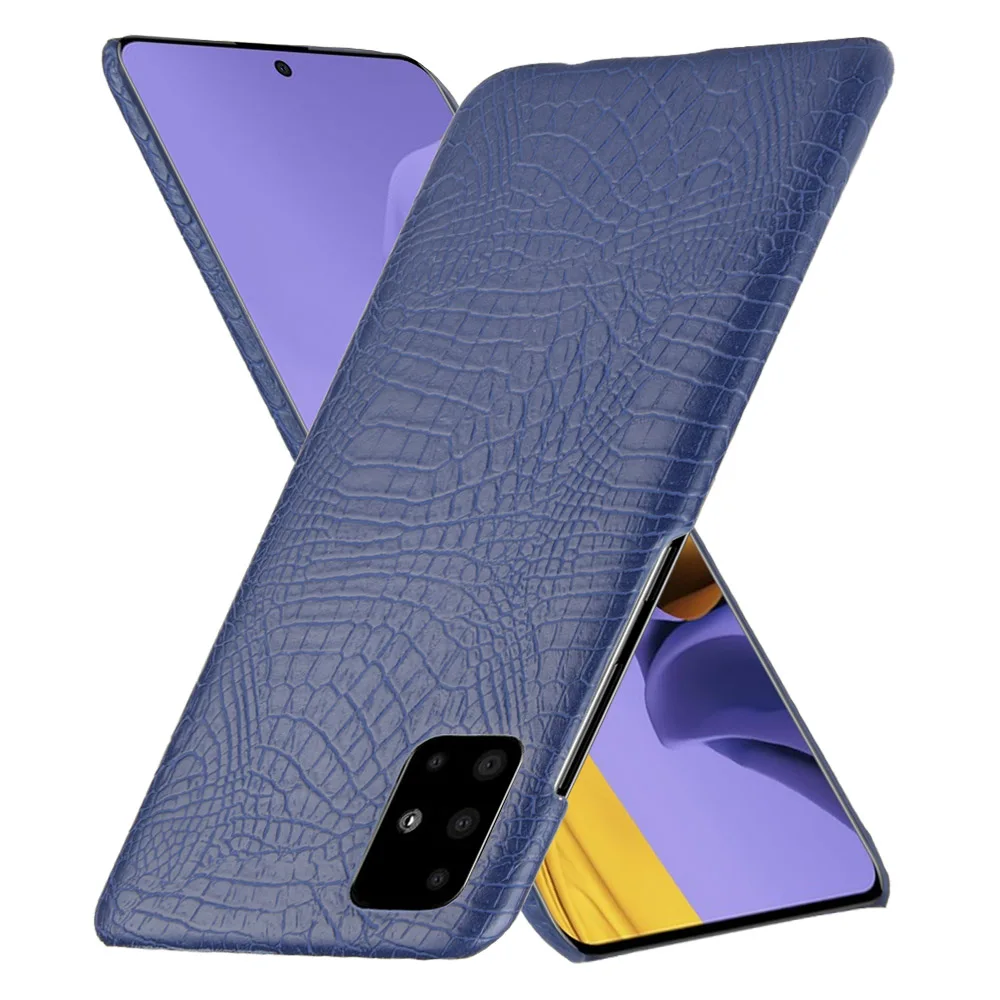 Чехол для Samsung Galaxy A51 роскошный чехол из искусственной кожи с крокодиловым узором