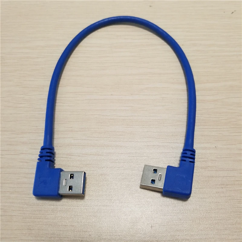 Кабель для зарядки данных USB3.0 90 градусов истинный USB 3 0 левый угол штырь правый
