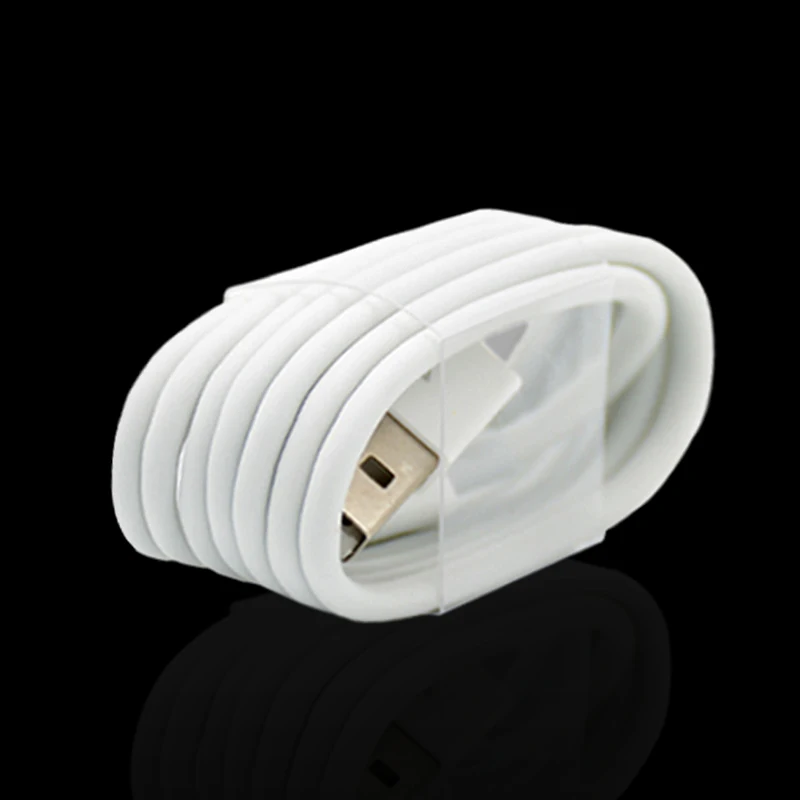 2 компл./лот стеновое AC EU вилка USB зарядное устройство для iPhone 8 Pin зарядный кабель +