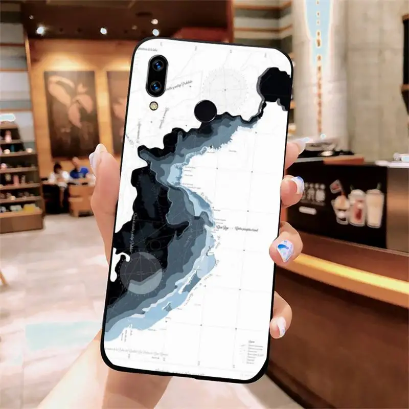 

World Map Travel pattern Phone Case For Xiaomi Redmi note 7 8 9 t k30 max3 9 s 10 pro lite