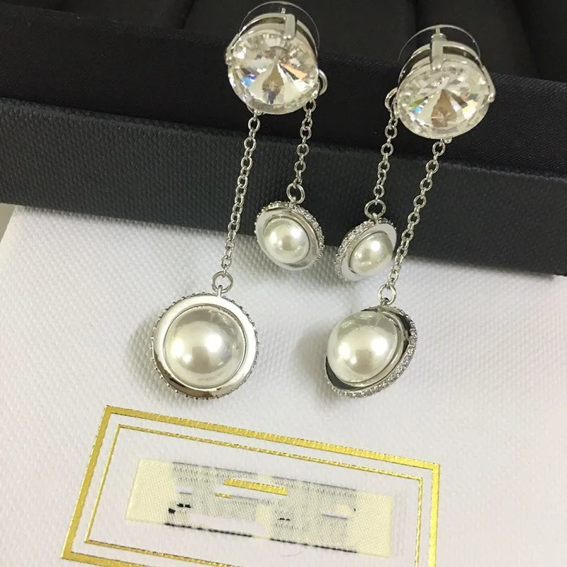 

2020 New Double Ball Comb Length Shiny Sweet Simple Daily Fresh Earrings