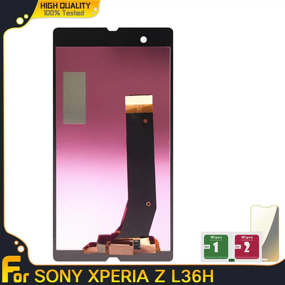ЖК-дисплей для Sony Xperia Z L36H L36i C6606 C6603 C6602 C660X C6601 дигитайзер сенсорного экрана
