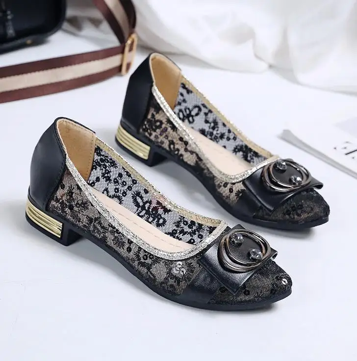 Женская обувь в европейском стиле Очень популярная женская повседневная с