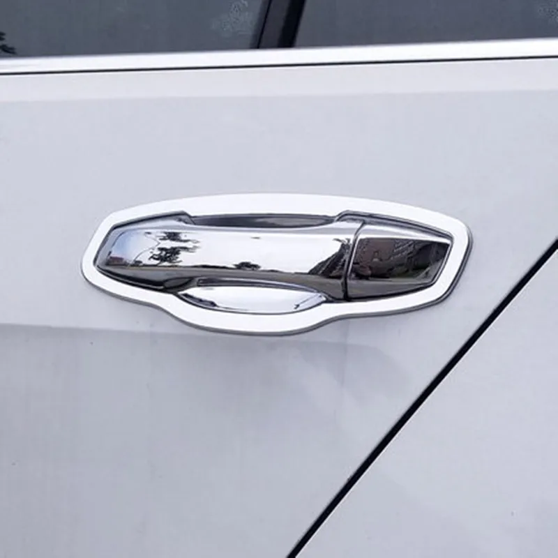 

Car Styling ABS Chrome Door handle Protective covering Cover Trim Door Handle Bowl for 2013-2020 Volkswagen Golf 7/7.5rline