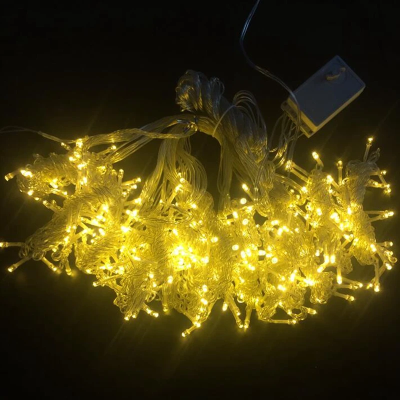 Сказочная светодиодная гирлянда-занавес 220 В переменного тока 4x/3x1/3x2 | Лампы и