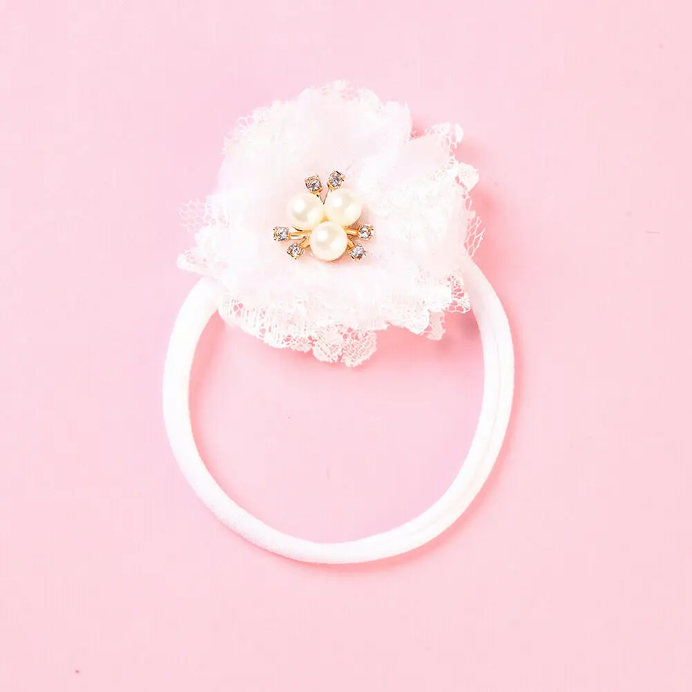 1 шт. резинка для волос с жемчужинами и цветами | Детская одежда обувь