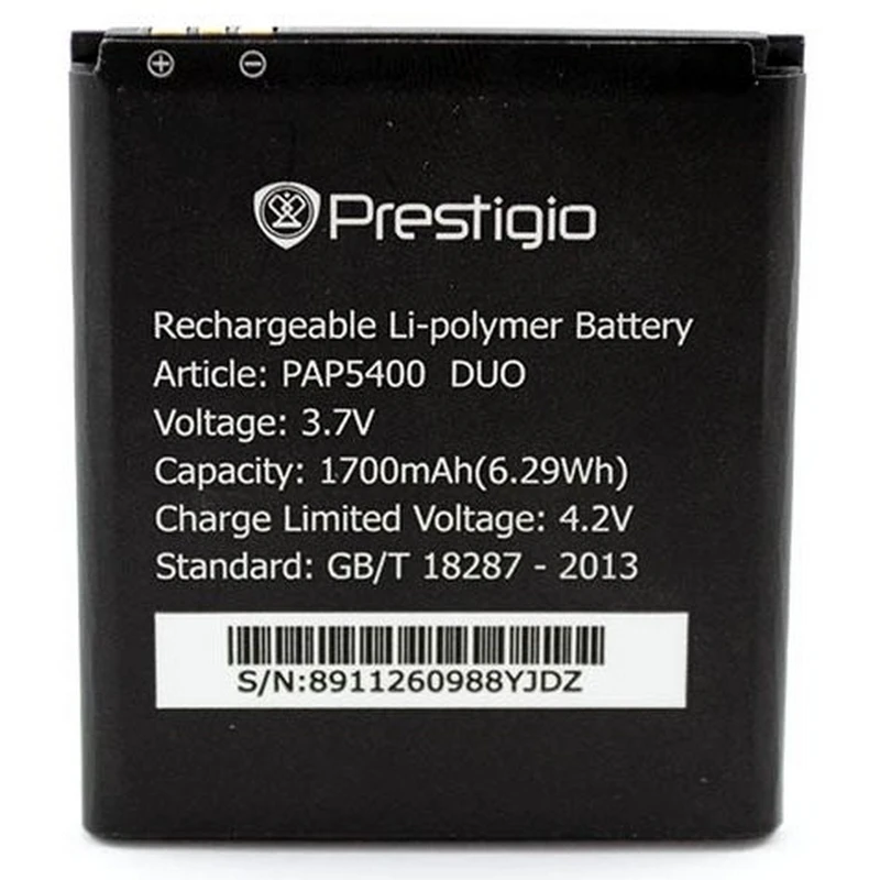 Аккумулятор для Prestigio MultiPhone 5400 DUO PAP5400|Аккумуляторы мобильных телефонов| |
