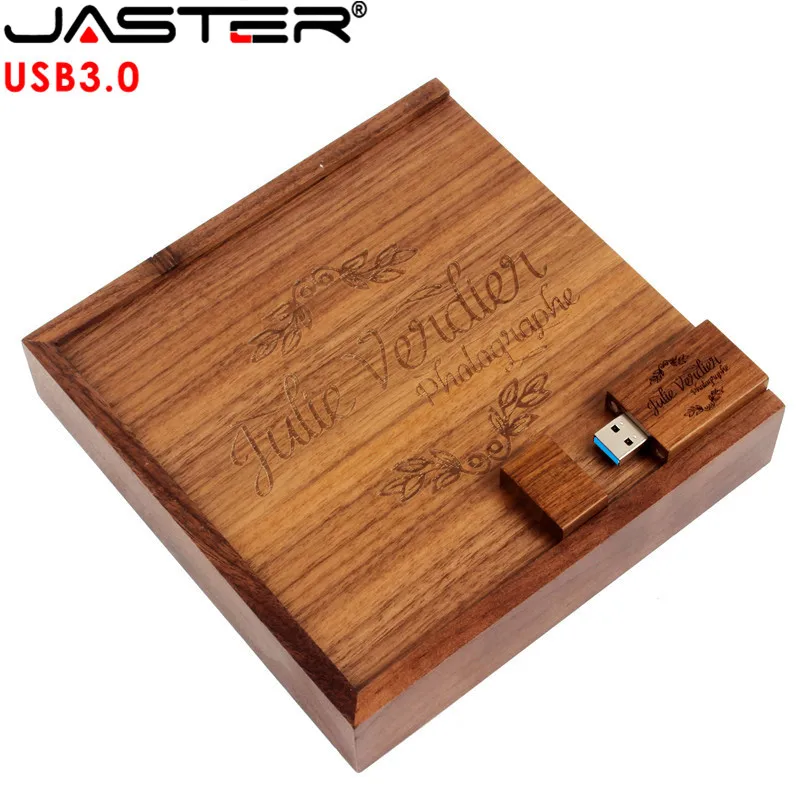 JASTER USB 3 0 деревянный фотоальбом + коробка usb флеш накопитель Флешка 64 ГБ 16 4