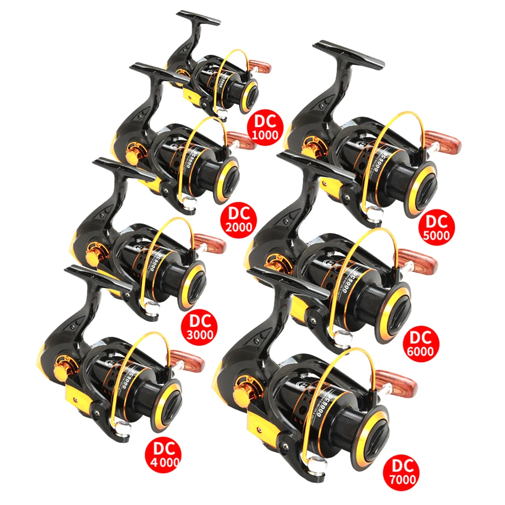 

1000-7000 Series All-Metal High-Speed Rock Fishing Reel Spool With No Gap Rotating Reel Spool Anti-Corrosion Fishing Reel
