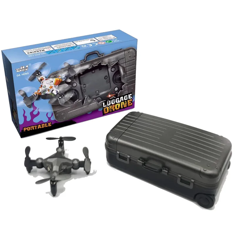 Enlarge 2.4G WIFI DH-120 Luggage drone mini folding quadcopter remote control altitude hold real-time transmission fpv 4-axis RC drone