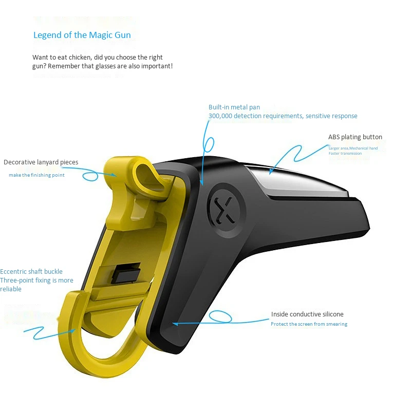 Для L1R1 PUBG мобильный контроллер геймпад триггер для IOS Android джойстик мобильных игр