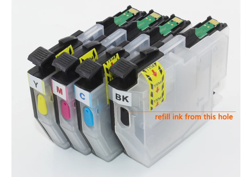 LC3211 LC3213 пустые многоразовые чернила Cartridgefor Brothe DCP J772DW J774DW MFC J890DW